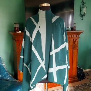 Knit jacket/sweater set